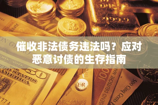 济南催收非法债务违法吗？应对恶意讨债的生存指南
