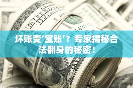 济南坏账变‘宝账’？专家揭秘合法翻身的秘密！