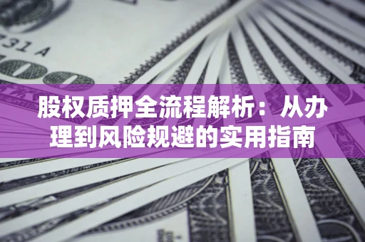 济南股权质押全流程解析：从办理到风险规避的实用指南