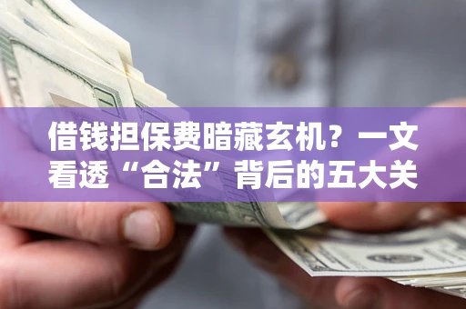 济南借钱担保费暗藏玄机？一文看透“合法”背后的五大关键陷阱