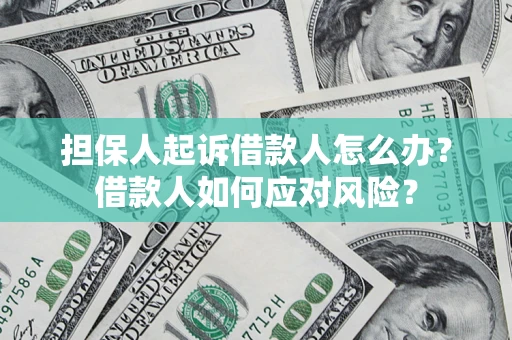 济南担保人起诉借款人怎么办？借款人如何应对风险？