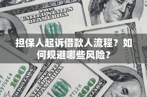 济南担保人起诉借款人流程？如何规避哪些风险？