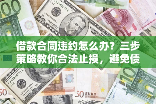 济南借款合同违约怎么办？三步策略教你合法止损，避免债务危机升级
